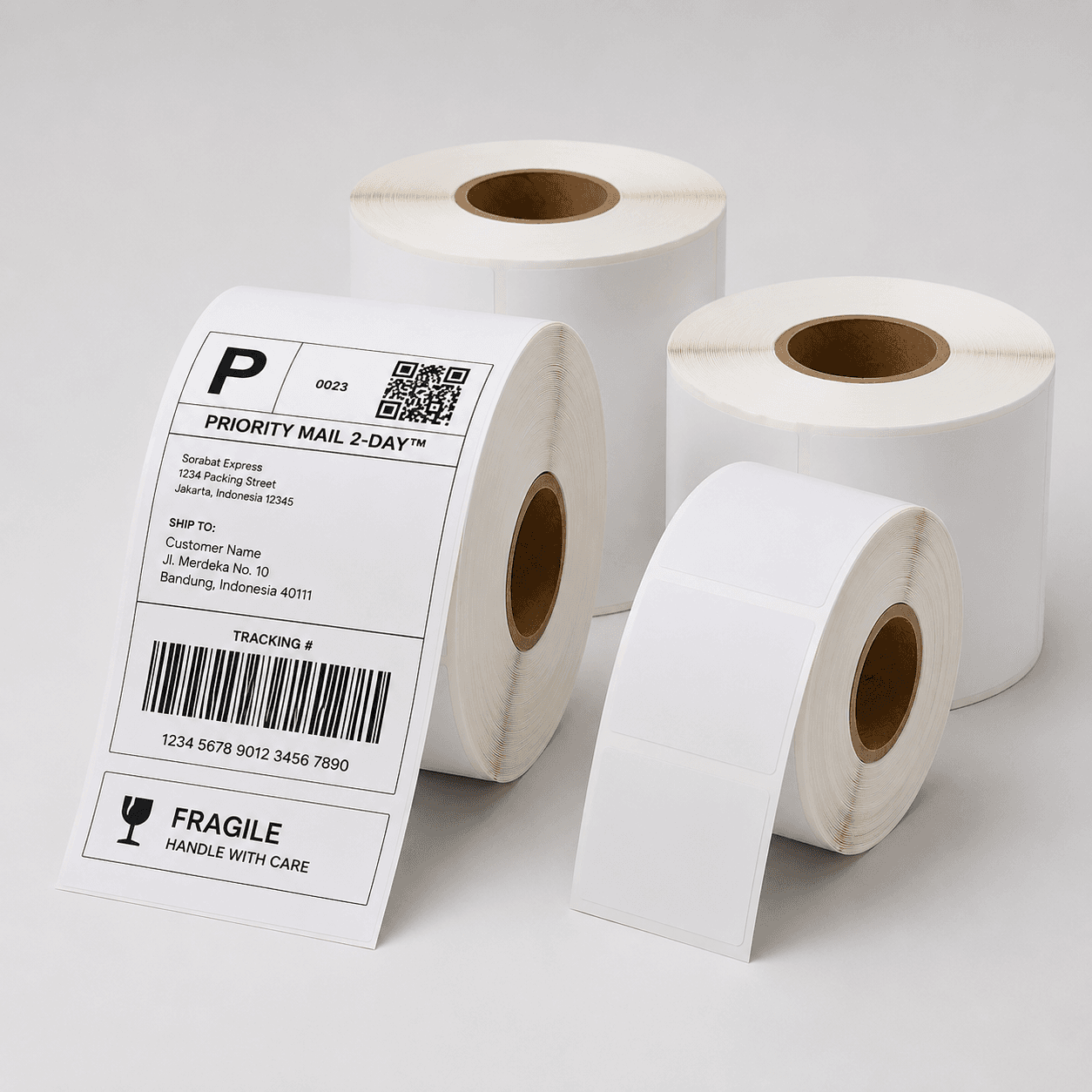 Thermal Label 10x15 cm - Produk Sobat Lakban